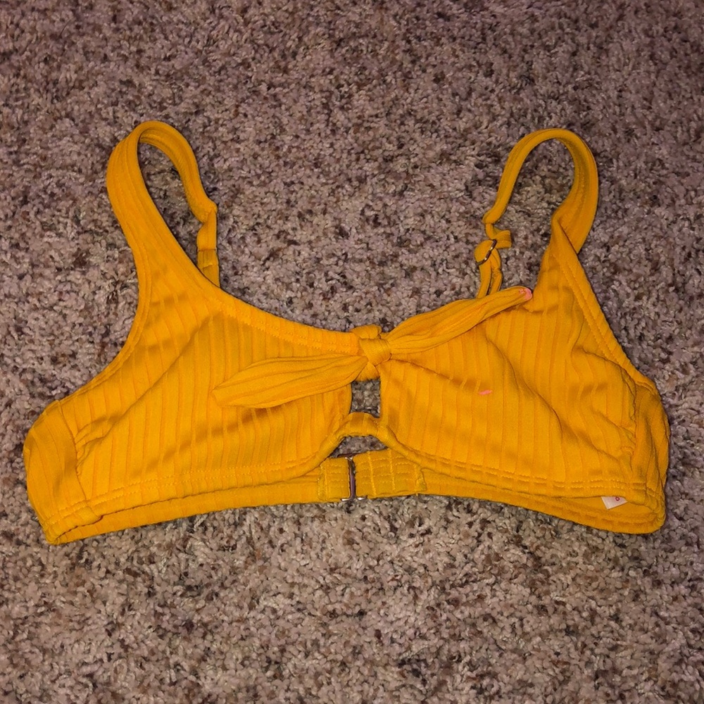 Target xhilaration yellow girls bathing suit top